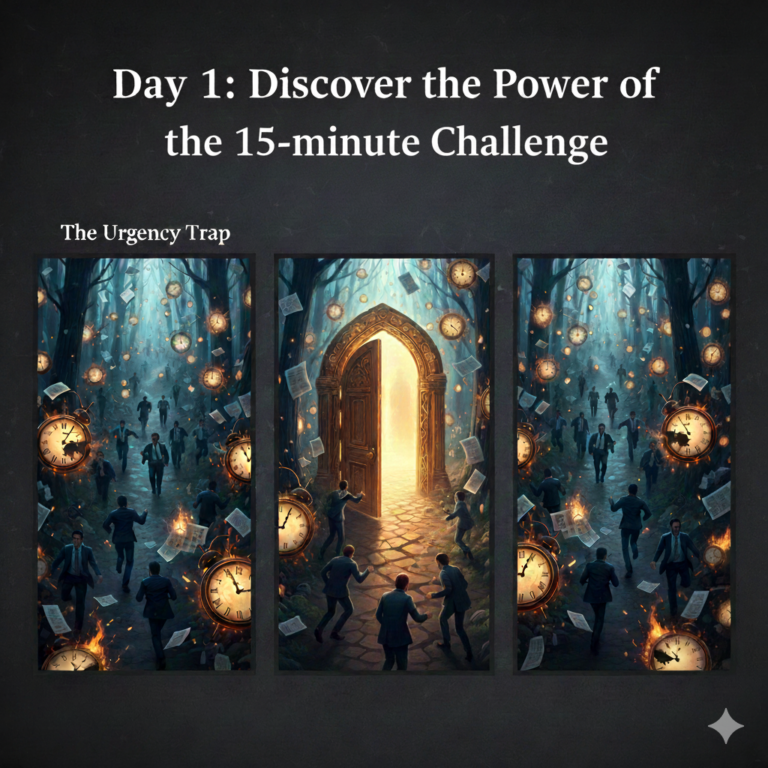 UNLOCK 10X Focus: The Astonishing Power of a 15-Minute Pause (Day 1)