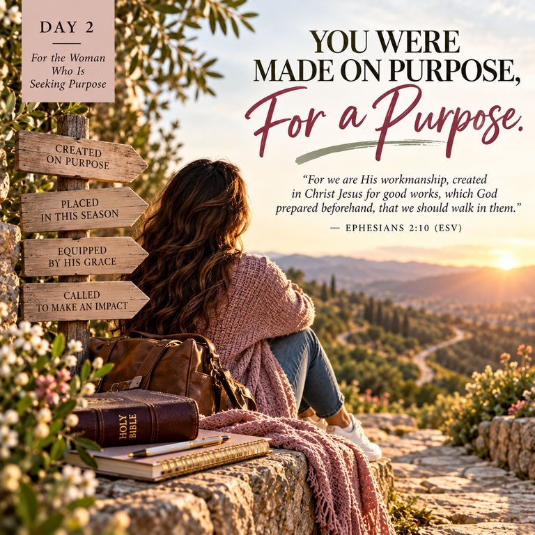 You Were Made On Purpose, For a Purpose